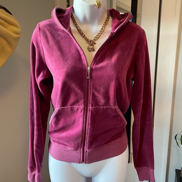 Juicy Couture Tops - Juicy Couture Velour Tracksuit Jacket